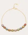 Amrapali Women's Diamond & Multicolor Sapphire 18k Gold Mini Rajasthan Bracelet In Multicolor