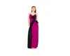 Amri Women's Contrast Bow Detail Crepe Gown