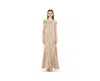 Amri Women's Off-the-shoulder Cowl Neckline Dress With Floral Embellishment