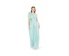 Amri Women's One Shoulder Floral Detail Ruched Gown