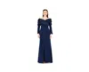 Amri Women's Ruched Drape Off-the-shoulder Wrap Over Gown