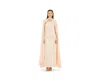 Amri Women's Strapless Column Dress With Detachable Cropped Cape Jacket