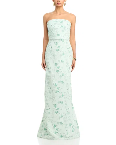 Amsale Amaris Strapless Dress In Green