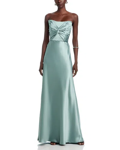 Amsale Aretha Dress In Green