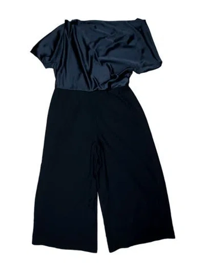 Pre-owned Amsale Asymmetrical Jumpsuit In Blue