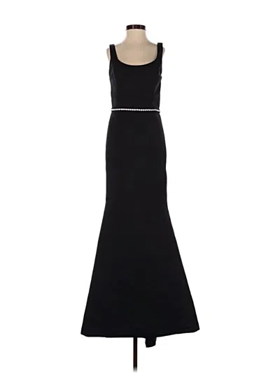 Pre-owned Amsale Cocktail Dress In Black