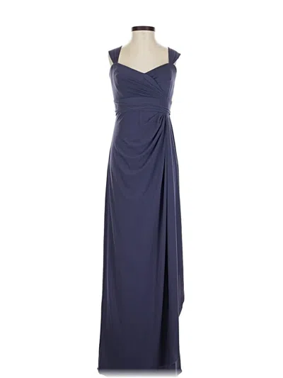 Pre-owned Amsale Cocktail Dress In Blue