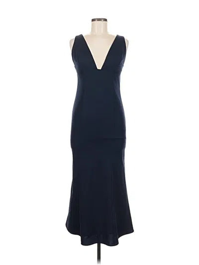 Pre-owned Amsale Cocktail Dress In Blue