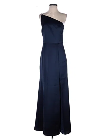Pre-owned Amsale Cocktail Dress In Blue