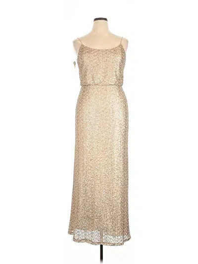 Pre-owned Amsale Cocktail Dress In Gold