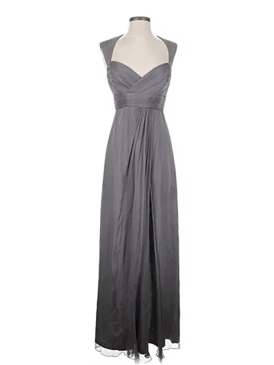 Pre-owned Amsale Cocktail Dress In Gray
