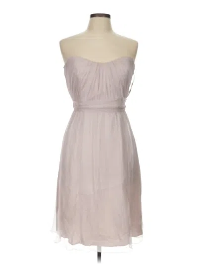 Pre-owned Amsale Cocktail Dress In Gray