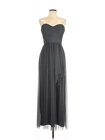 Pre-owned Amsale Cocktail Dress In Gray