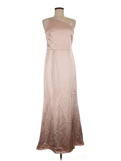 Pre-owned Amsale Cocktail Dress In Tan