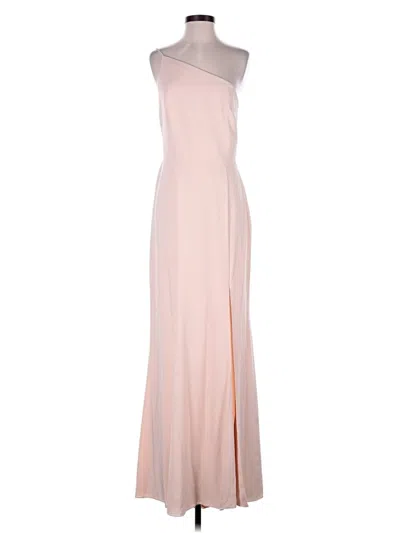 Pre-owned Amsale Cocktail Dress In Tan