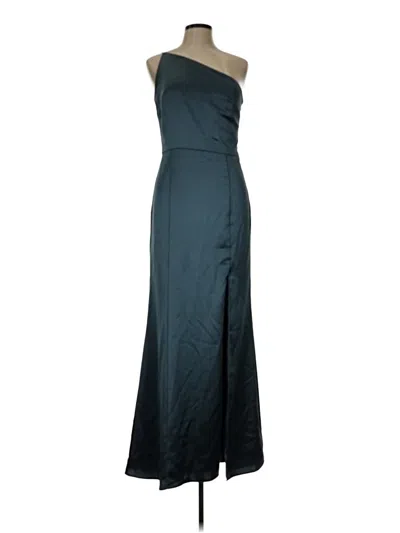 Pre-owned Amsale Cocktail Dress In Teal