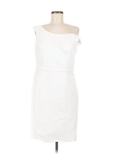 Pre-owned Amsale Cocktail Dress In White