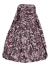 Amsale Kleid Mit Tiefer Taille Und Bubble-saum