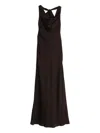 Amsale Hammered Dress In Black