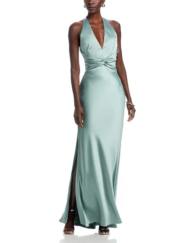 Amsale Janis Dress In Green