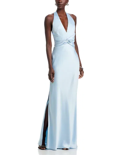 Amsale Janis Dress In Blue