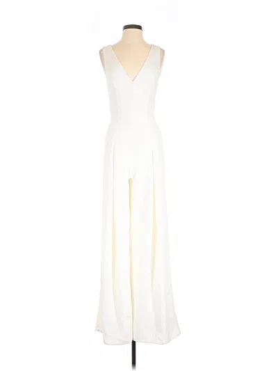 Pre-owned Amsale Jumpsuit In Ivory