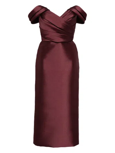 Amsale Schulterfreies Cocktailkleid