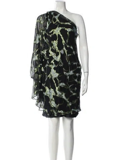 Pre-owned Amsale Printed Mini Dress