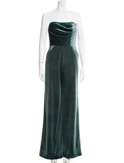 Pre-owned Amsale Strapless Jumpsuit W/ Tags In Green