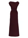 Amsale Twist Crepe Dress