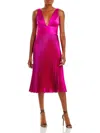 AMSALE WOMENS DEEP V NECK LONG COCKTAIL AND PARTY DRESS