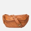Amsterdam Heritage Barink | Hand-woven Leather Fanny Pack In Brown