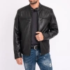 Amsterdam Heritage Hobbs | Men's Leather Motorcycle Jacket In Black