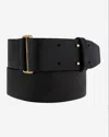 Amsterdam Heritage Pyramid Studded Belt In Black In Black