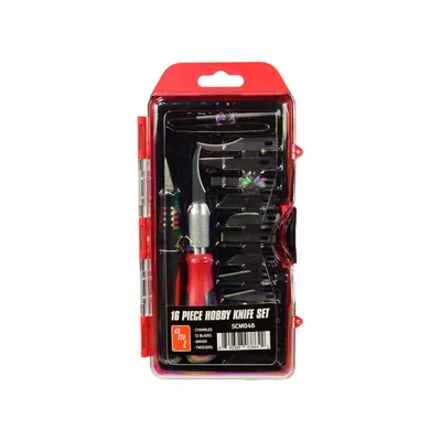 Amt 16 Piece Hobby Knife Set Skill 3 For Model Kits
