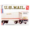 Amt 17 In. Ford C900 Truck Tractor With Trailer Usa Mail Plastic Model Kit