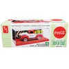 Amt Collectible Display Show Case With Red Display Base & 4 Coca-cola Backdrops For 1-24-1-25 Scale Mode
