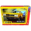 Amt Jigsaw Puzzle 1969 Plymouth Gtx Hardtop Pro Street Model Car Box - 1000 Piece