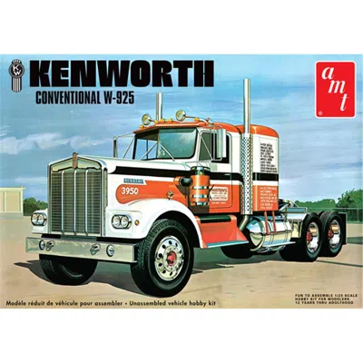 AMT KENWORTH W-925 CONVENTIONAL PLASTIC TRACTOR TOYS, 10 YEARS ABOVE