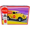 Amt Skill 2 1933 Willys Panel Truck Coca-cola 1 By 25 Scale Model Kit