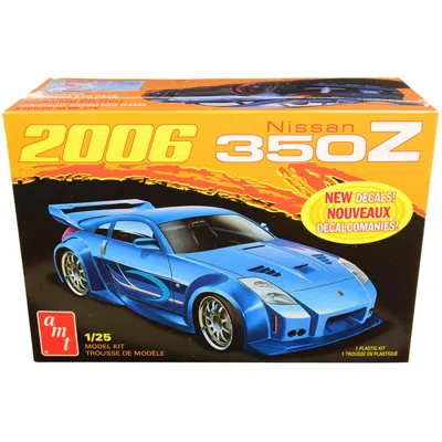 Amt Skill 2 2006 Nissan 350z 1 By 25 Scale Model Kit In Blue