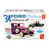 Amt Skill 2 Model Kit 1934 Ford Pickup Truck 3 In 1 Kit Trophy Series 1 By 25 Scale Model