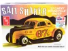 Amt Skill 2 Model Kit 1937 Chevrolet Bonneville Racer "salt Shaker" 1/25 Scale Model By  In Yellow