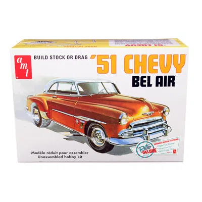 Amt Skill 2 Model Kit 1951 Chevrolet Bel Air 2 In 1 Kit Retro Deluxe Edition 1 By 25 Scale Model