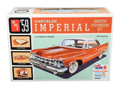 AMT SKILL 2 MODEL KIT 1959 CHRYSLER IMPERIAL 3 IN 1 KIT 1/25 SCALE MODEL BY AMT