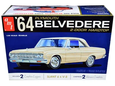 AMT SKILL 2 MODEL KIT 1964 PLYMOUTH BELVEDERE COUPE HARDTOP 1/25 SCALE MODEL BY AMT