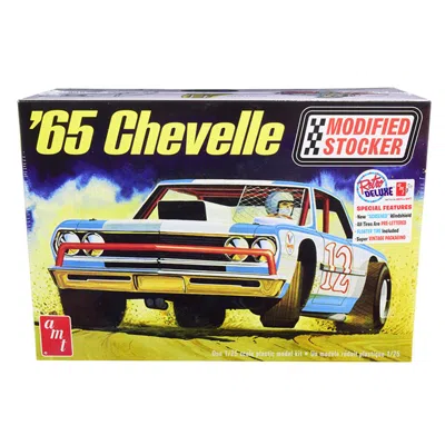 Amt Skill 2 Model Kit 1965 Chevrolet Chevelle Modified Stocker 1 By 25 Scale Model