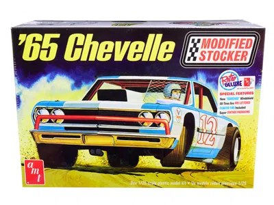 AMT SKILL 2 MODEL KIT 1965 CHEVROLET CHEVELLE MODIFIED STOCKER 1/25 SCALE MODEL BY AMT