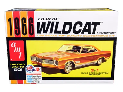 AMT SKILL 2 MODEL KIT 1966 BUICK WILDCAT HARDTOP 3 IN 1 KIT 1/25 SCALE MODEL BY AMT