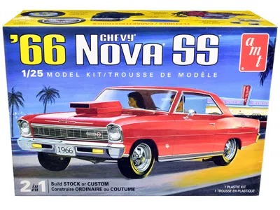 AMT SKILL 2 MODEL KIT 1966 CHEVROLET NOVA SS 2-IN-1 KIT 1/25 SCALE MODEL BY AMT
